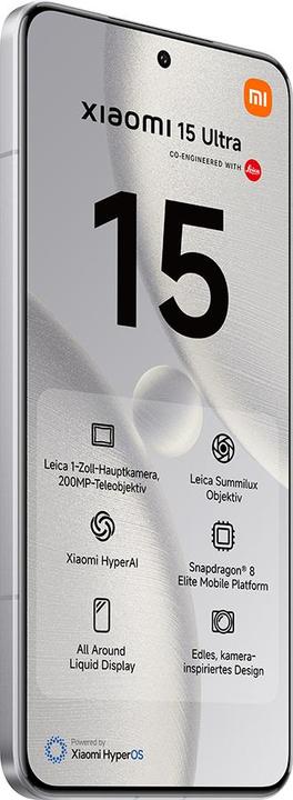 Actual product image Xiaomi 15 Ultra + Electric Scooter 4 Pro Plus CH-Edition Launch Bundle (512 GB, White, 6.73", Dual SIM, 5G)