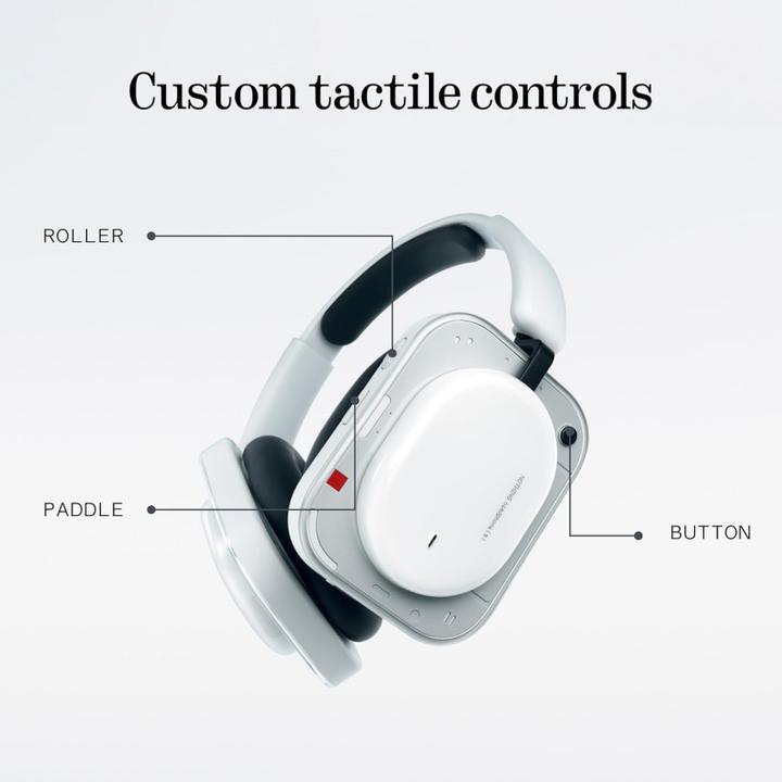 Actual product image Nothing Headphone (a) (ANC, 75 h, Cable, Wireless)