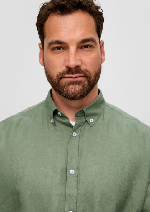 Image du produit s.Oliver Hemd Leinenhemd mit Button-Down-Kragen (4XL)