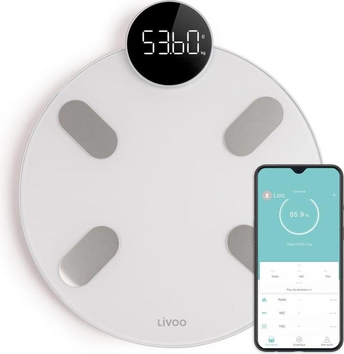 Actual product image Livoo Smart Digital scale (180 kg)