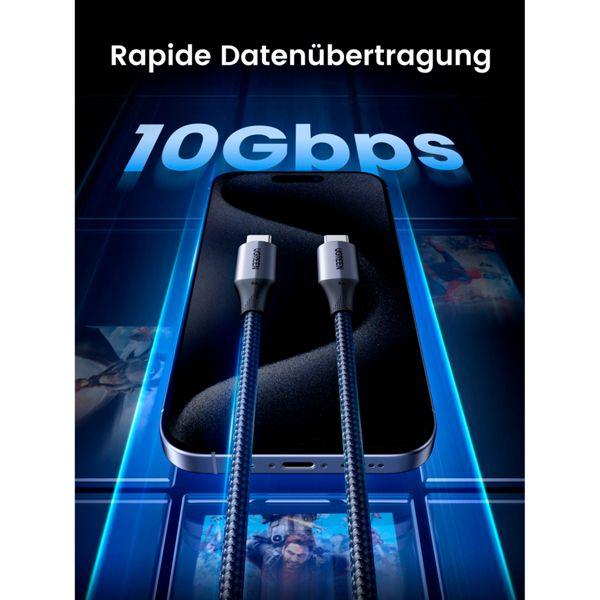 Produktbild Ugreen USB C – USB C (1 m, USB 3.2 Gen 2, 100 W)