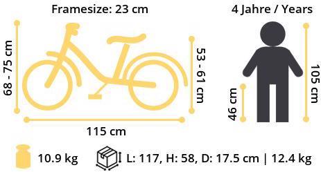 Produktbild Löwenrad Citybike (16")