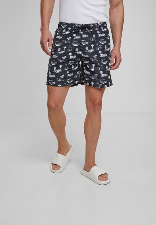 Produktbild Urban Classics Pattern Swim Shorts - 4984 (4XL)