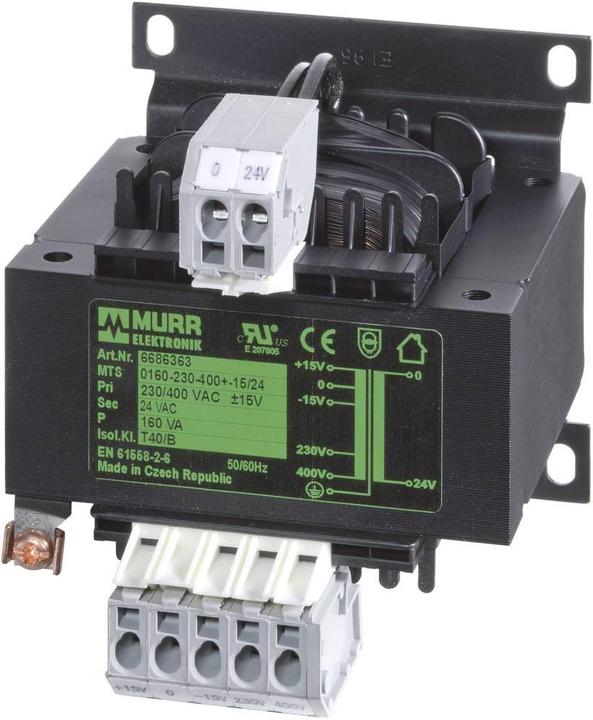 Actual product image Murr Elektronik Single Phase Safety Transformer Series