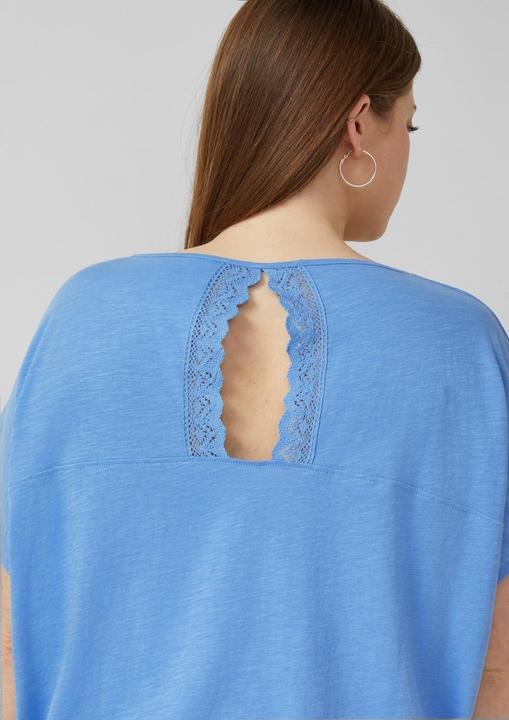 Produktbild s.Oliver Baumwollshirt mit Spitzeneinsatz (52)