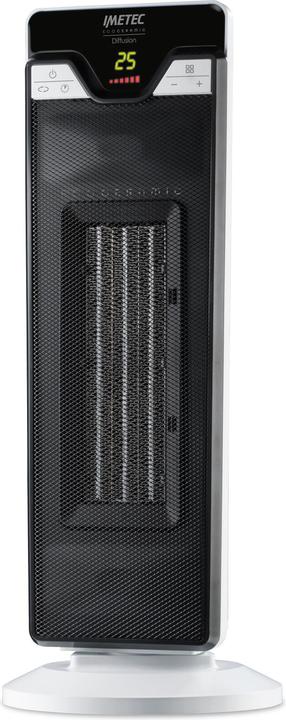 Imetec Diffusion Indoor Zwart, Wit 2200 W Elektrische ruimteverwarmer met ventilator (2200 W)