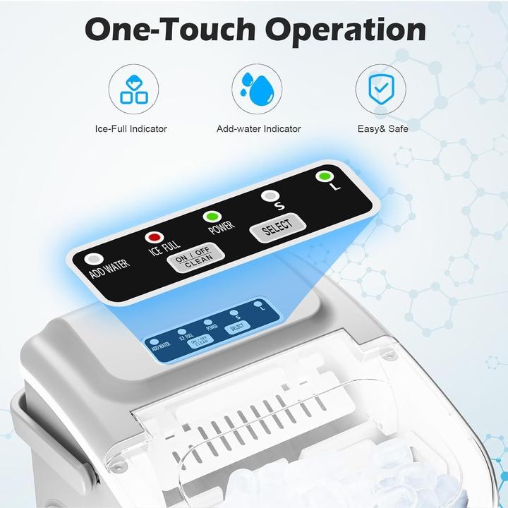 Image du produit Fooing Mini Eiswürfelmaschine HZB-12/H