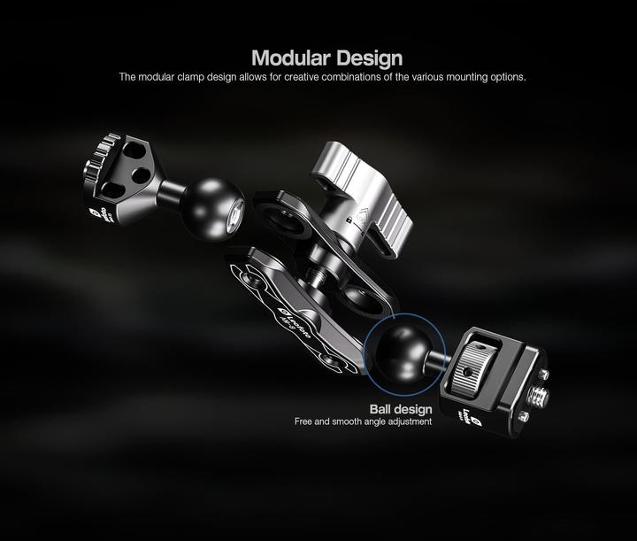 Produktbild Leofoto Gelenk mit NATO-Klemme AM-8-7 (Stativklemme)