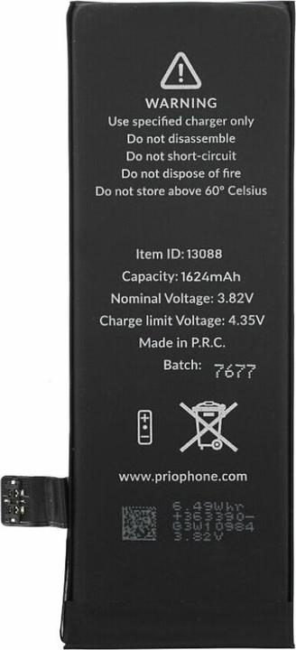 Produktbild prio Battery for iPhone SE (Universal APN)