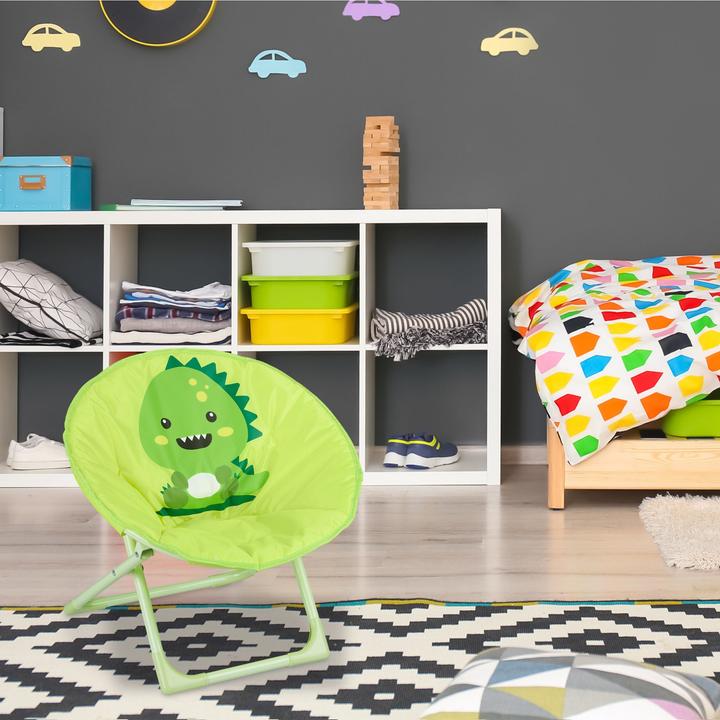 Image du produit Relaxdays Chaise lune enfants, pliable (Chaise haute)