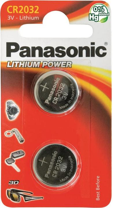 Panasonic Cr2032 (2 pz., CR2032, 220 mAh)