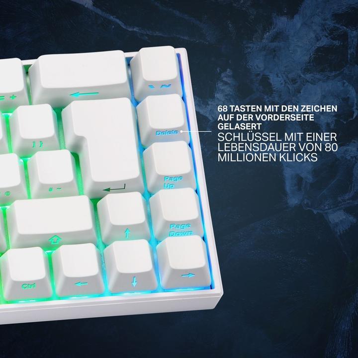 Produktbild Deltaco Gaming GAM-100-W-DE (DE, Kabellos, Kabelgebunden)