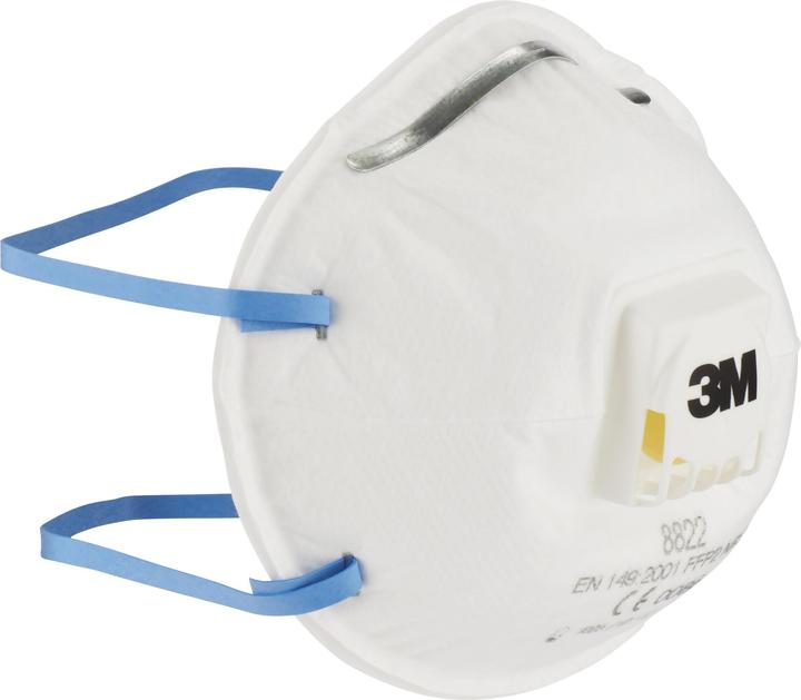Immagine prodotto 3M Maschera per polveri sottili Comfort 8822 (FFP2, 3 x)