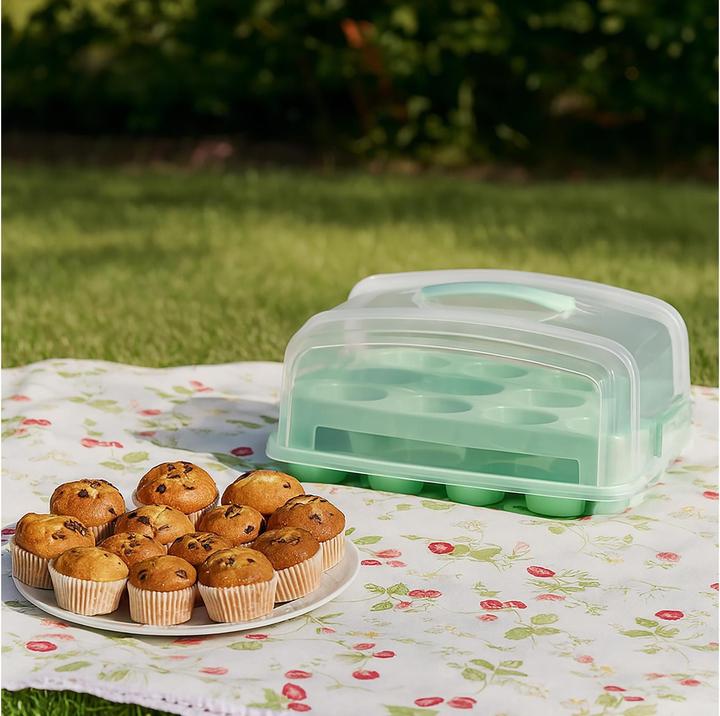 Produktbild Relaxdays Muffin Transportbox