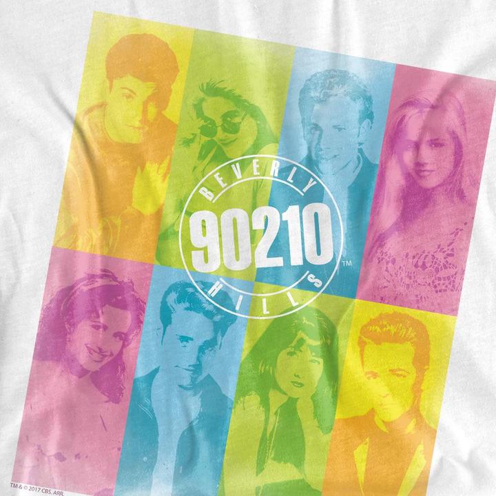 Actual product image 90210 Mens Color Block of Friends T-Shirt (XL)