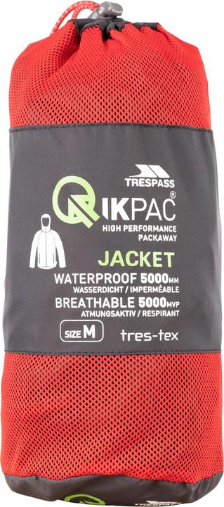 Actual product image Trespass QIKPAC X Unisex Shell Jacket (M)
