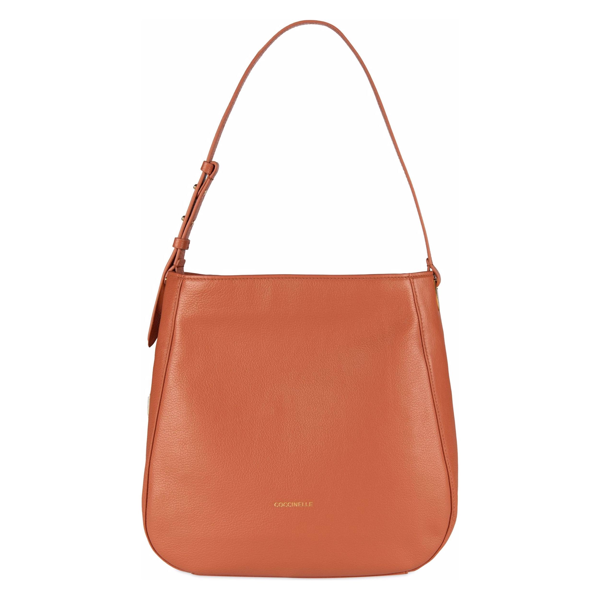 Coccinelle, Damen, Handtasche, Schultertasche "Lea Medium", Braun