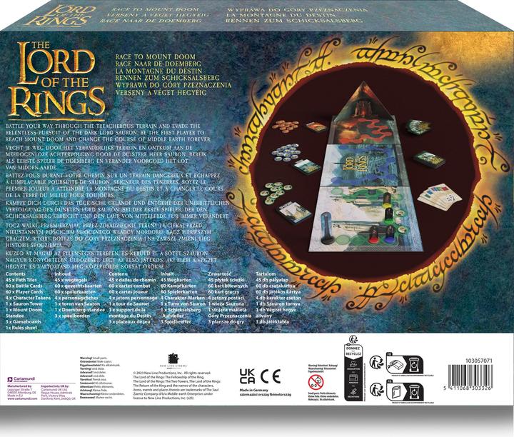 Immagine prodotto ASS Altenburg Il Signore degli Anelli - Monte Fato (Tedesco, Francese, Norvegese, Olandese, Finlandese, Inglese)