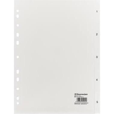 Thumbnail - Soennecken, Ordner Zubehör, Zahlenregister Verwendung für Papierformat: DIN A4 Grammatur: 165 g/m²