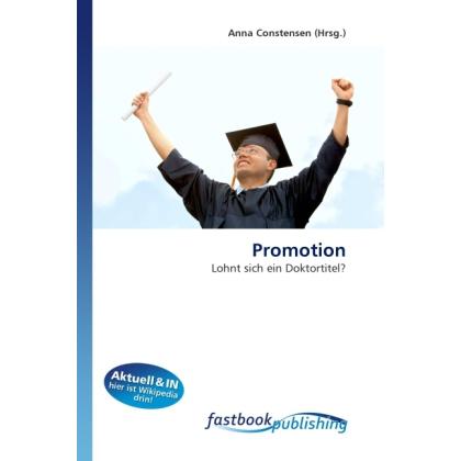 Promotion, Fachbücher von Anna Constensen