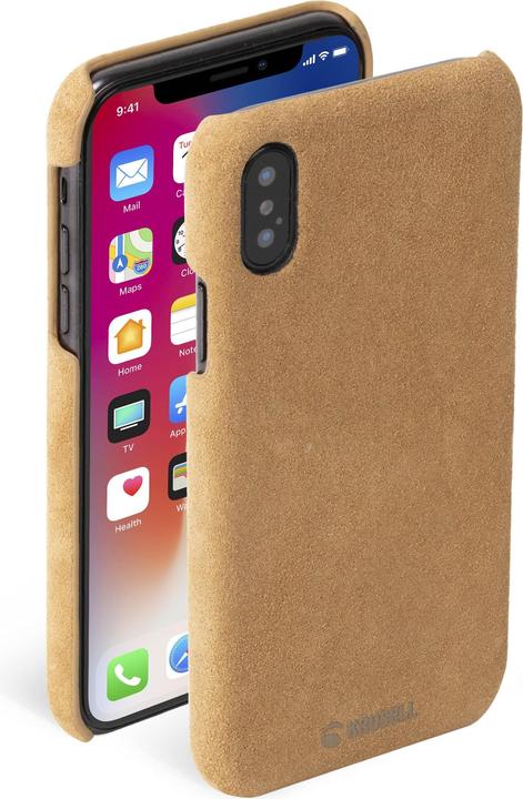 Actual product image Krusell Broby Cover Apple iPhone XS cognac (Apple iPhone XS)