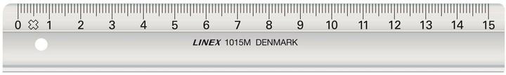 Actual product image Linex Ruler with ink edge (15 cm, Plastic)