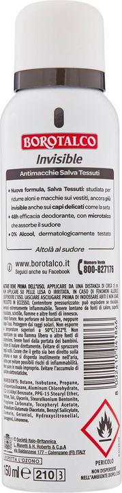 Immagine prodotto Borotalco Deo spray invisibile (Getto vaporizzato, 150 ml)