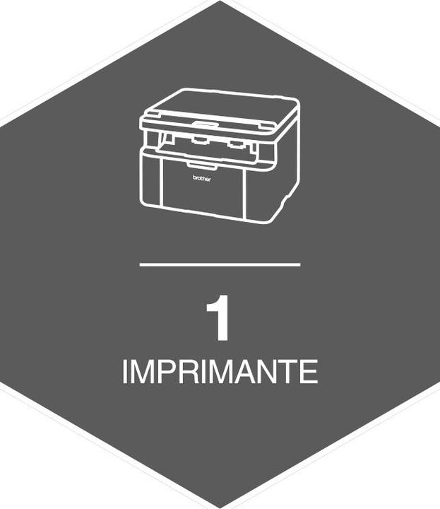 Image du produit Brother DCP-1612WVB (Laser, Noir et blanc)
