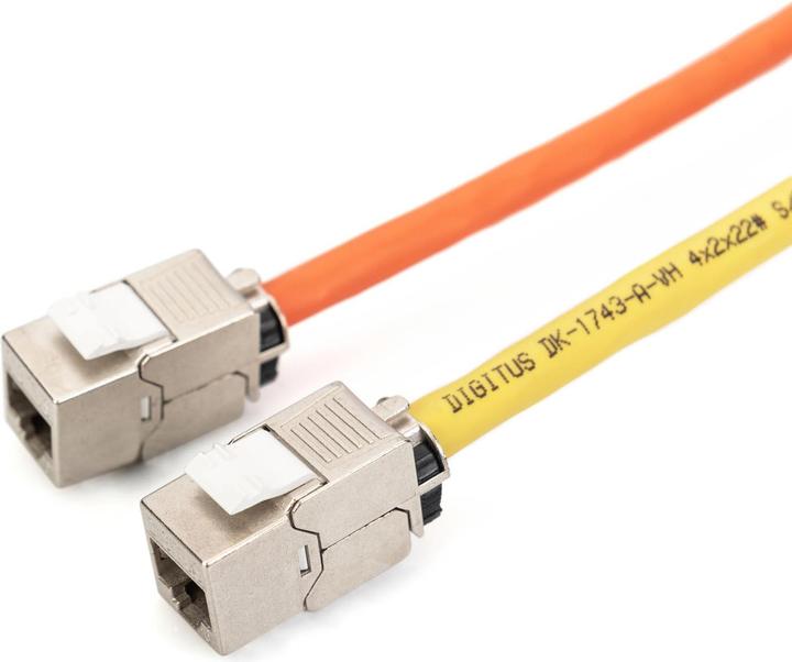 Productafbeelding Digitus CAT 6A keystone module, afgeschermd met intelligente kabelmanager (Schakelpaneel)