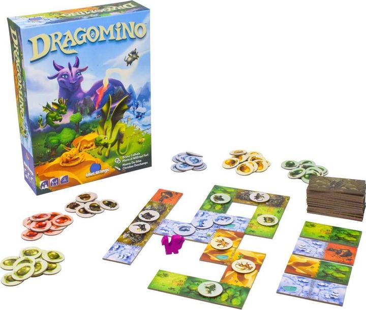 Actual product image Blue Orange Dragomino (French)