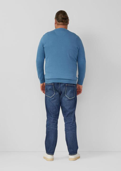 Produktbild s.Oliver Strickpullover Strickpullover mit Logo-Stickerei (3XL)