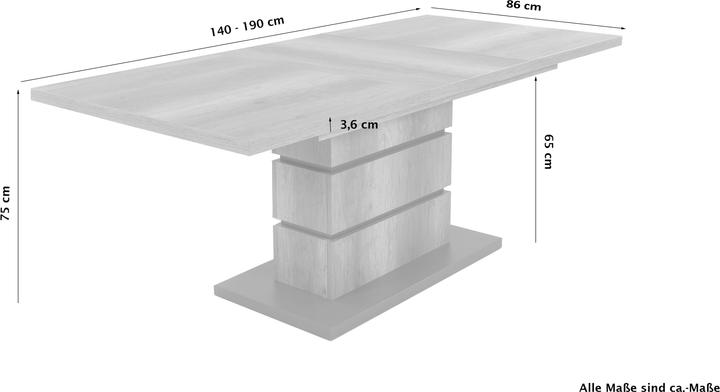 Image du produit ByLiving Bea (140 x 90 x 75 cm)