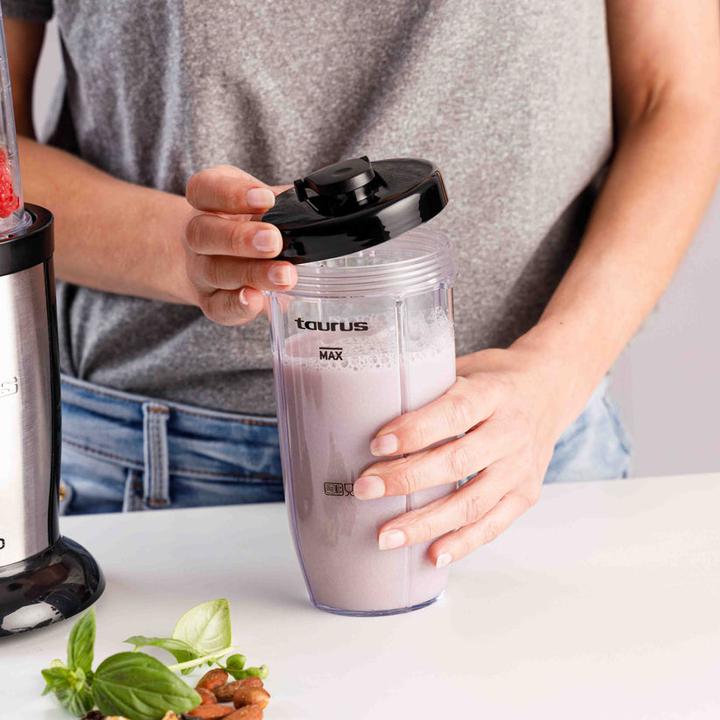 Produktbild Taurus Cup Blender Shake & Go Black 800 W Stainless steel (800 W)