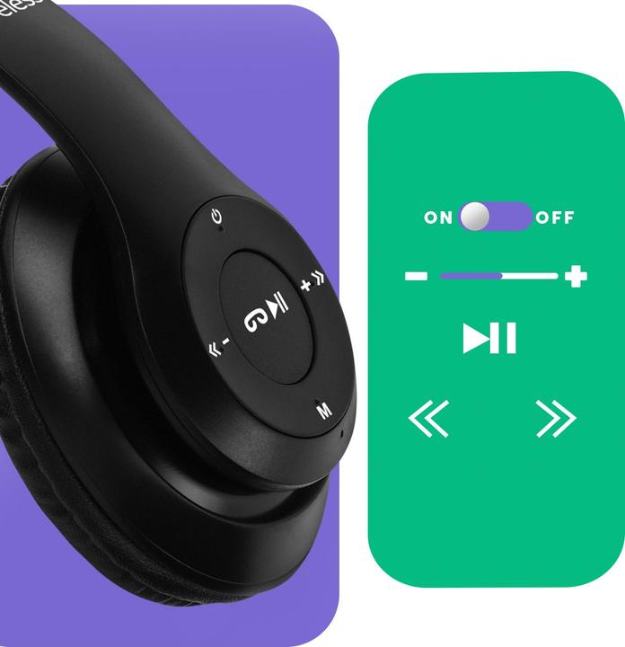 Image du produit Avizar P15 Casque audio supra-auriculaire Bluetooth (6 h, Sans fil)