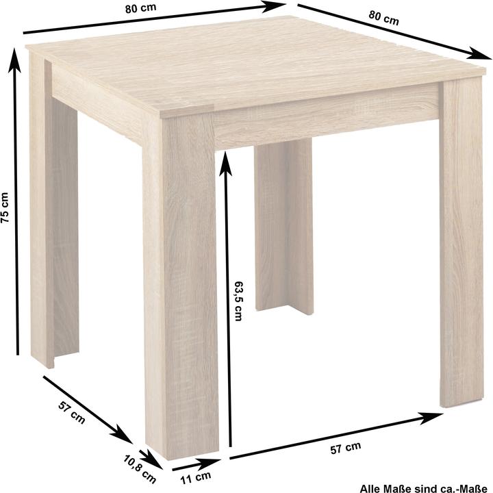 Image du produit ByLiving Nepal (80 x 80 x 75 cm)