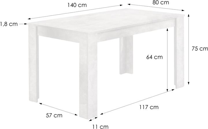Produktbild ByLiving Nepal (140 x 80 x 75 cm)