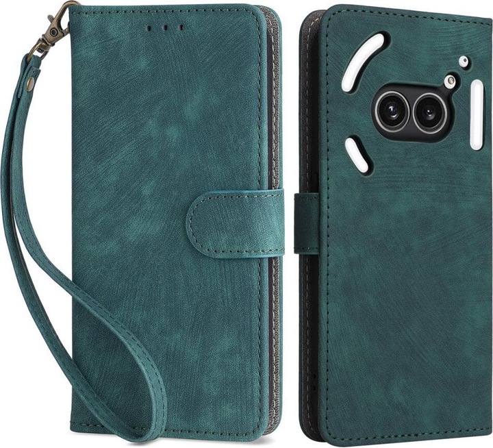Cover-Discount Nothing Phone (2a) - Etui en cuir avec bloqueur RFID (Nothing Phone (2a))