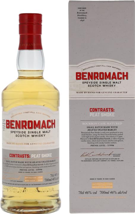 Actual product image Benromach Contrasts Peat Smoke,7l (Single Malt)