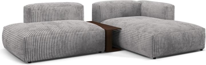Image du produit Micadoni Canapé D'Angle Droit Modulaire, "Martina", 2 Places, 285x176x75 Fabriqué en Europe (Canapé modulaire, Canapé d'angle)