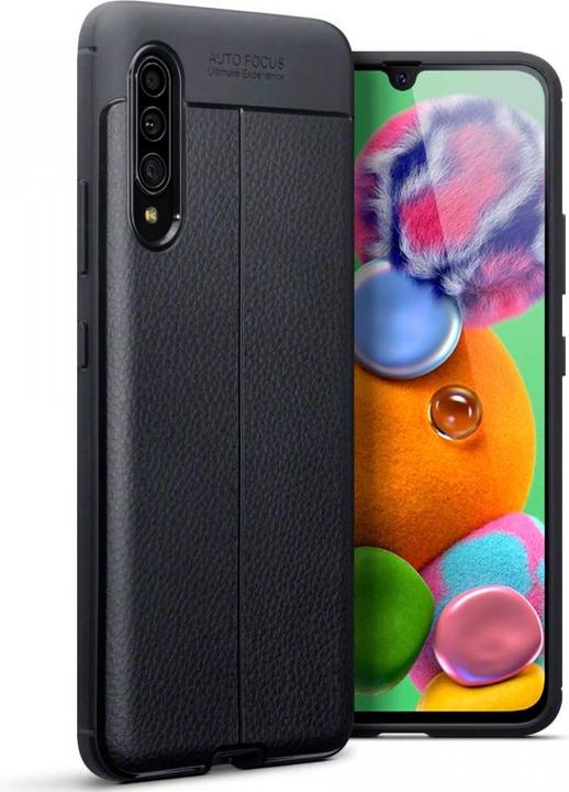 Produktbild Screenguard Samsung Galaxy A90 5G Hülle Leather Design TPU Cover (Samsung Galaxy A90 5G)