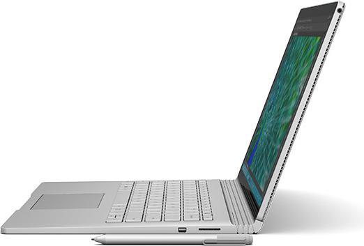 Actual product image Microsoft Surface Book - Tablet - with keyboard dock - Core i7 6600U / 2.6 GHz - Win 10 Pro (13.50", Intel Core i7-6600U, 16 GB, 512 GB)