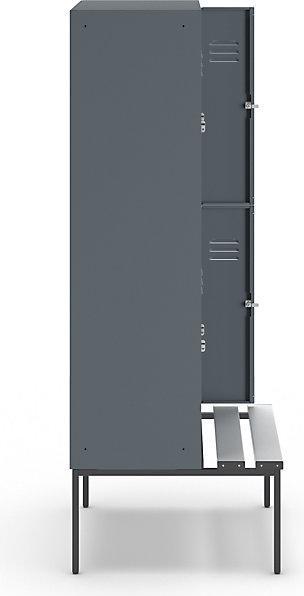 Actual product image Wolf Half height wardrobe with bench base (90 cm, 214 cm)