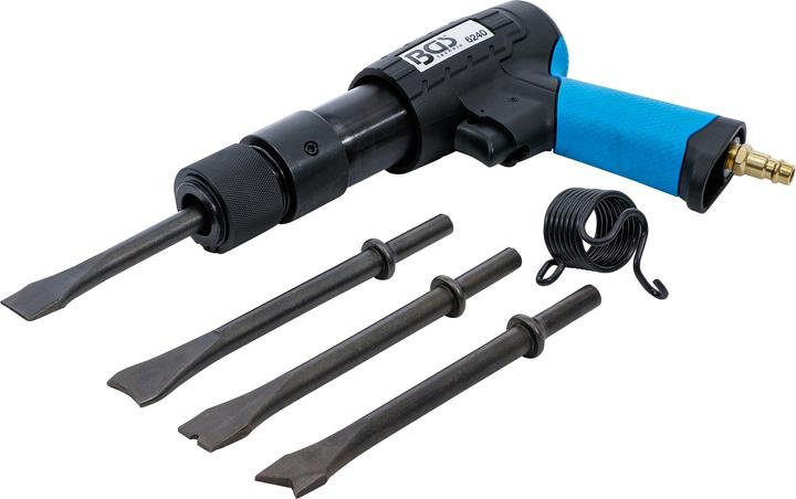 Actual product image BGS Pneumatic chisel hammer set | with quick-release chuck | 10 mm (Air blast)