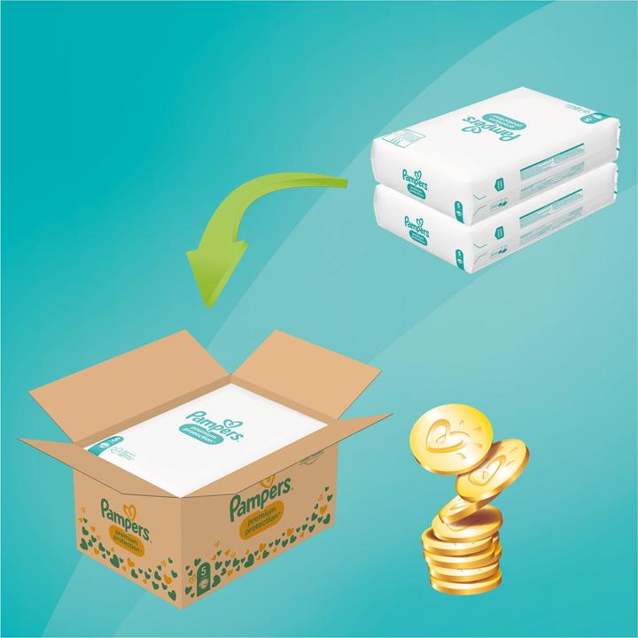 Immagine prodotto Pampers Protezione Premium (Dimensione 5, Pacco mensile, 136 Pezzo/i)