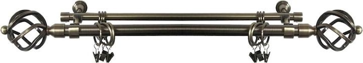Actual product image Domoletti DOUBLE CURTAIN RAIL SET F512005 240CM