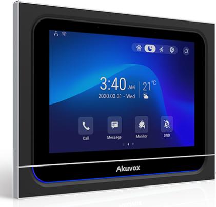 Actual product image Akuvox Indoor station X933S, touch screen, Android, black