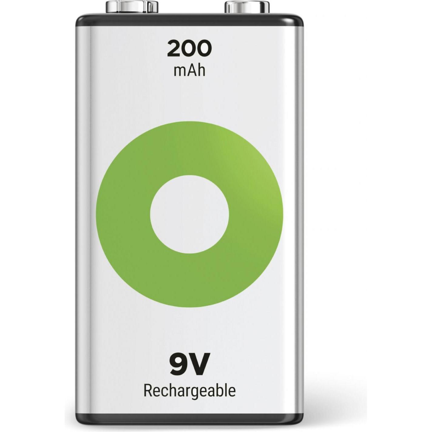 GP Batteries Recharable batteries others (1 Stk., 9V Block, 200 mAh), Batterien + Akkus