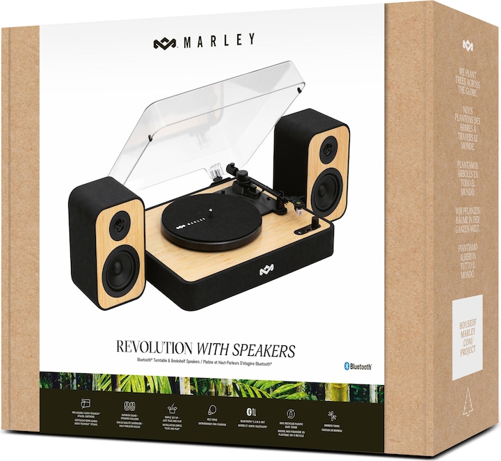 Actual product image House of Marley Revolution Turntable + Lautsprecher (Automatic)