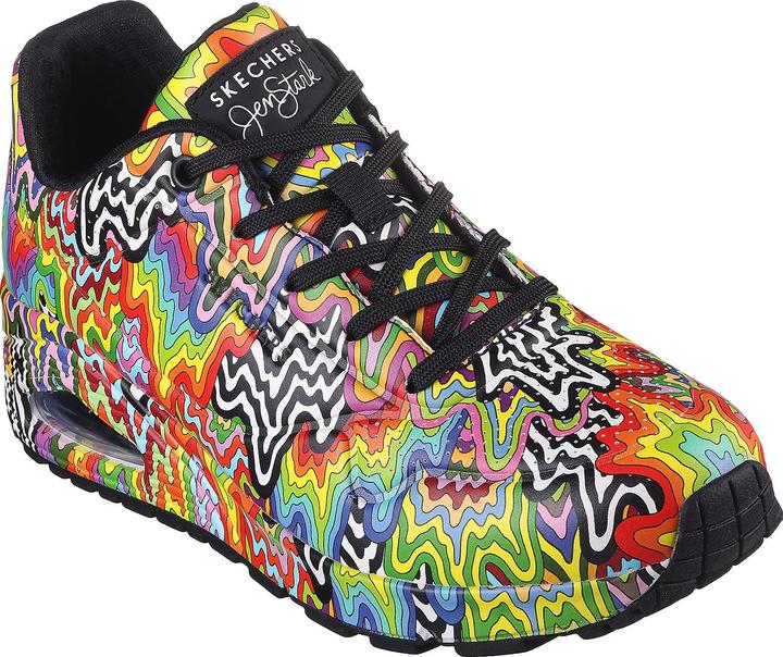 Actual product image Skechers Hittcher ladies lace-up shoes sporty rubber sole other (36)