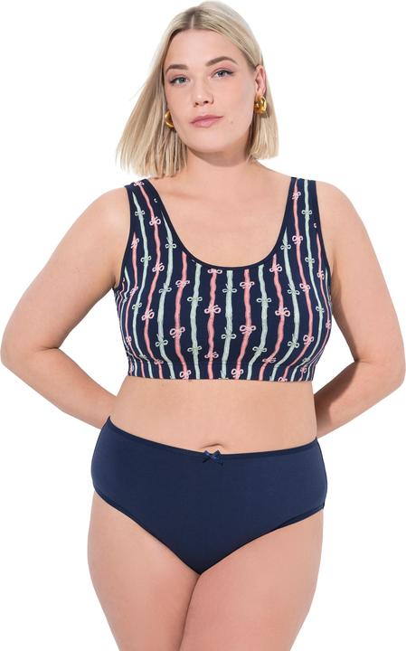 Produktbild Ulla Popken Midislips, 5er-Pack, Schleifenmuster/Farbe (50, 52, 5er Pack)